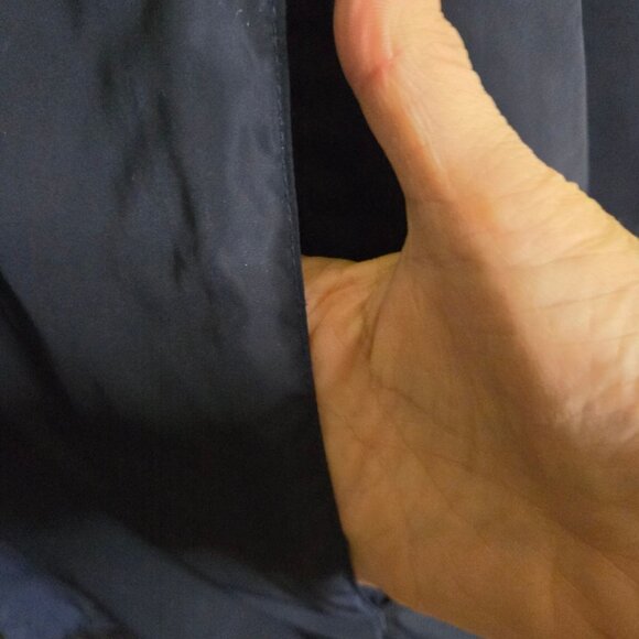 Scotch & Soda Classic Nylon Windbreaker Navy Jacket Size L - Picture 6 of 9